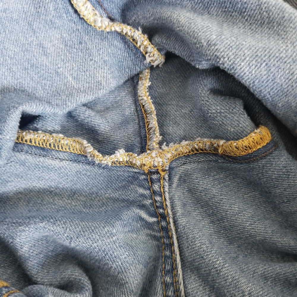 Wrangler Two-Tone Flare Jeans - Light Blue and Blue ' - Picture 12 of 15